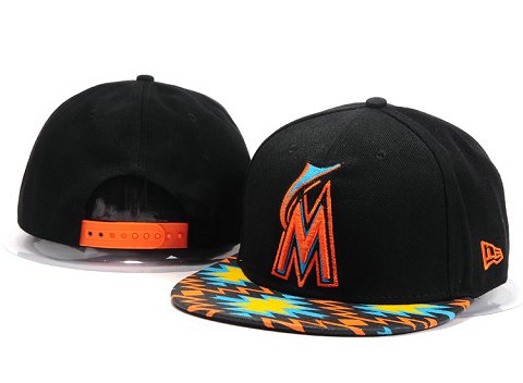 Miami Marlins MLB Snapback Hat YX079